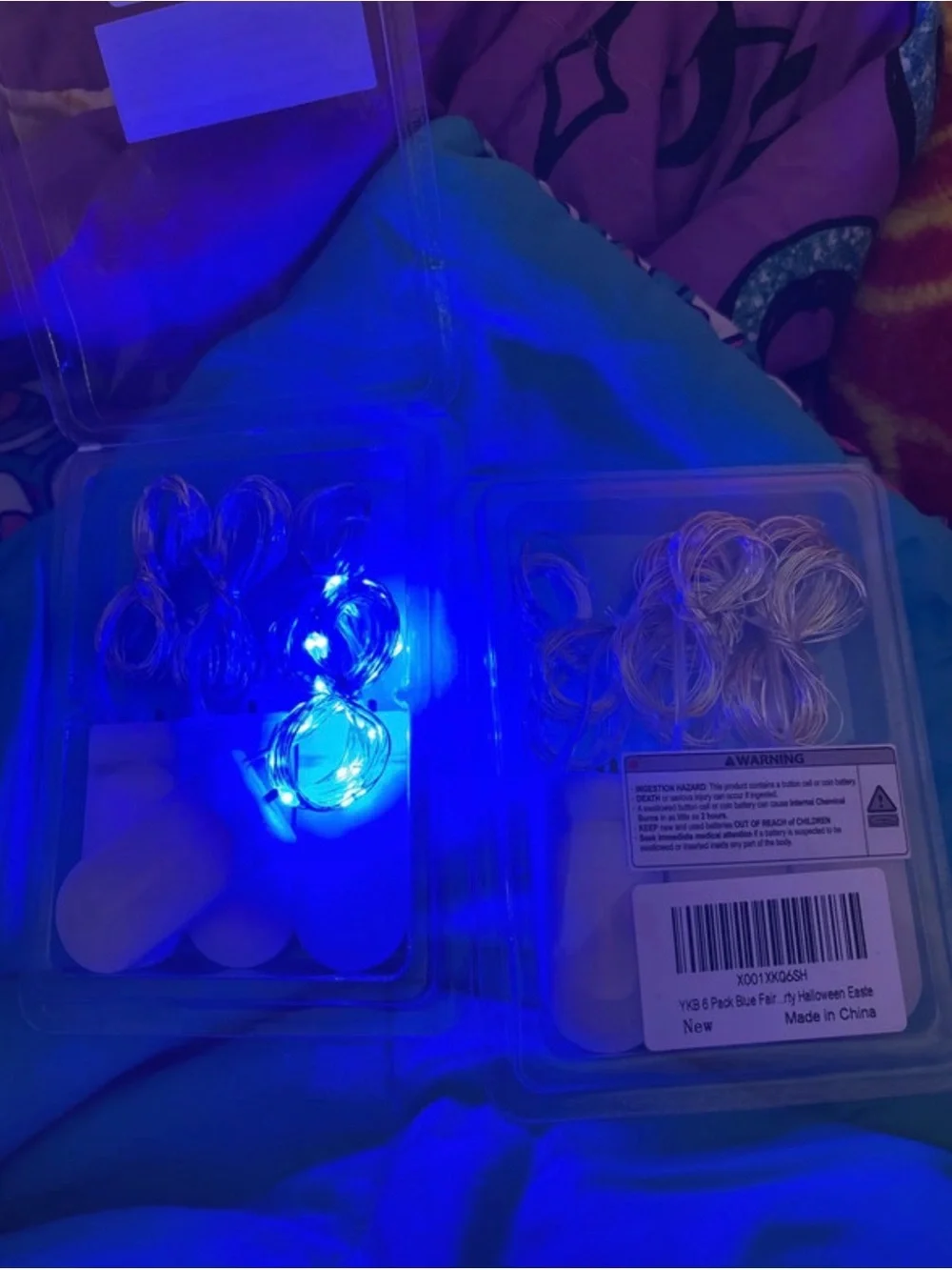 String Fairy Lights - Blue LED Set (10 Pack of lights)